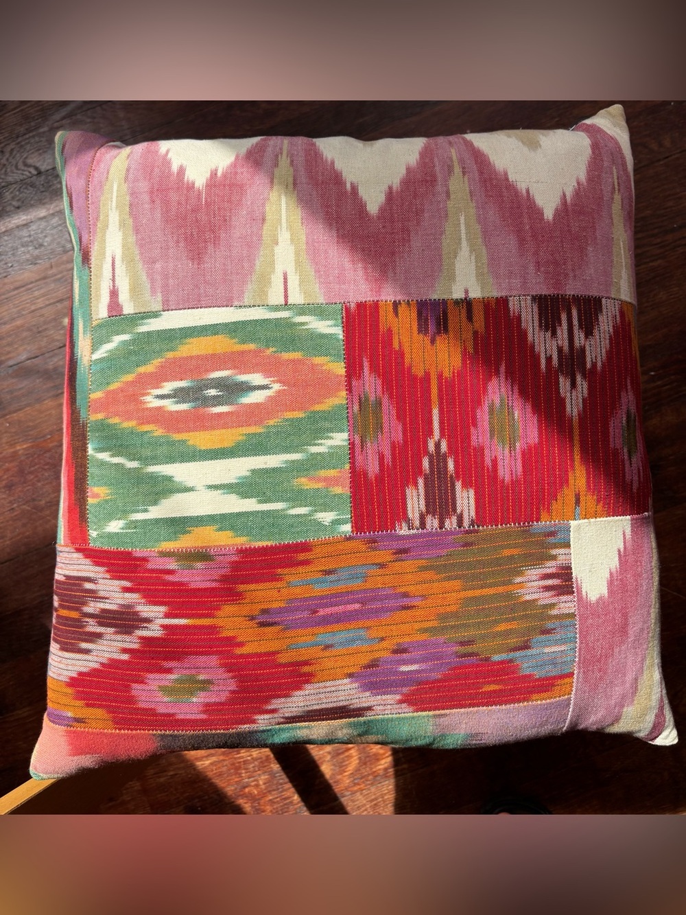 Aviva Stanoff Patchwork Throw Pillow